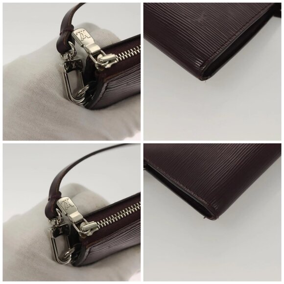 LOUIS VUITTON Epi Pochette Accessoires Pouch Cassis M5298K - Picture 12 of 15
